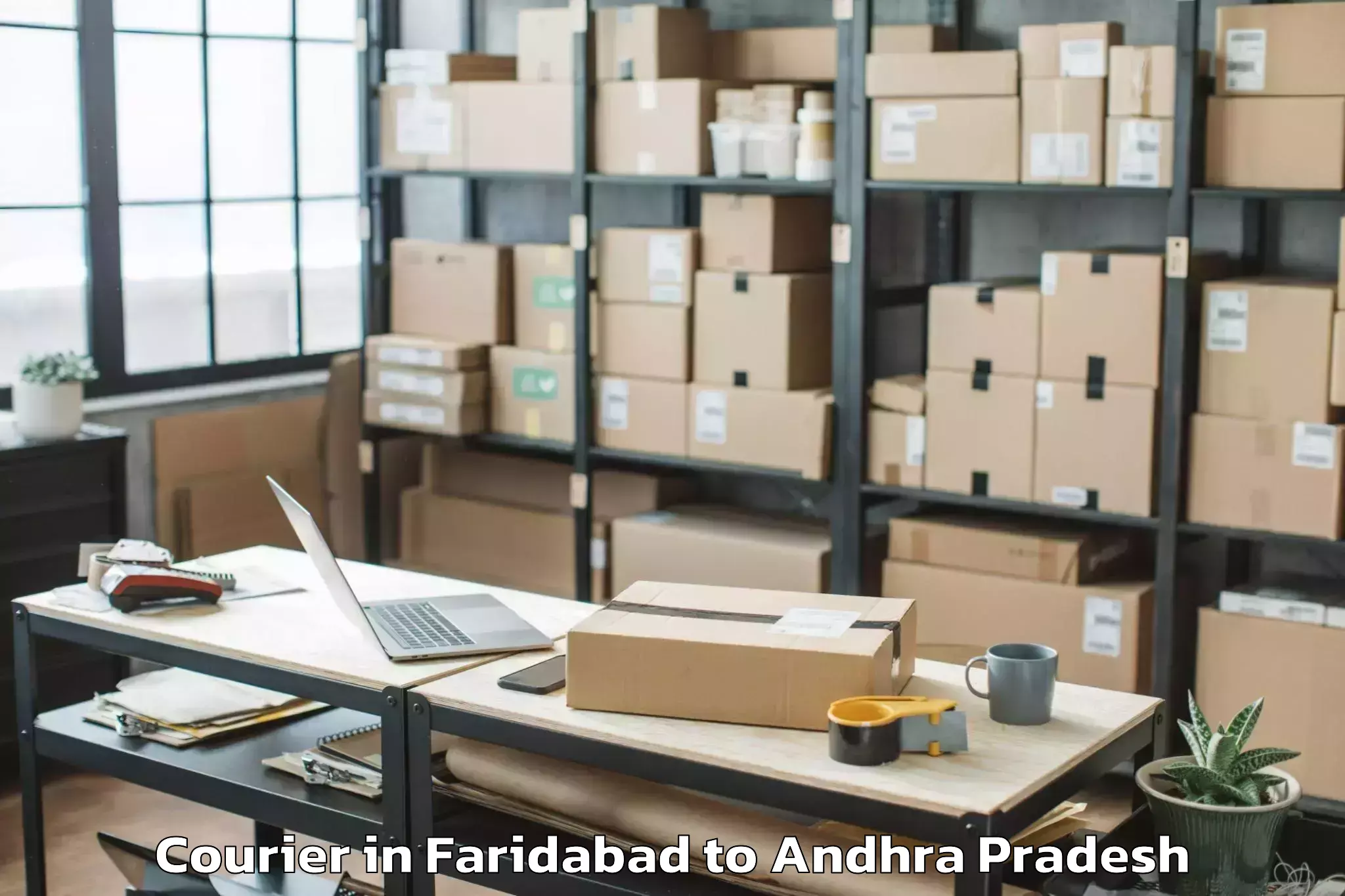 Book Your Faridabad to Devipatnam Courier Today